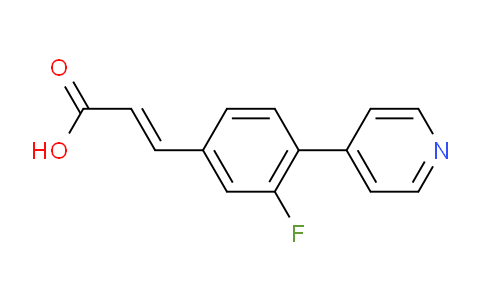 CAS No. 1214791-27-1, (E)-3-(3-Fluoro-4-(pyridin-4-yl)phenyl)acrylic acid