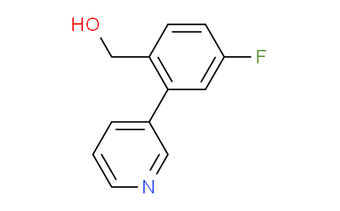 CAS No. 1214338-17-6, (4-Fluoro-2-(pyridin-3-yl)phenyl)methanol