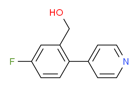 CAS No. 1214348-21-6, (5-Fluoro-2-(pyridin-4-yl)phenyl)methanol