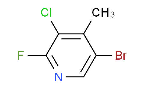 CAS No. 2682115-69-9, 5-bromo-3-chloro-2-fluoro-4-methylpyridine