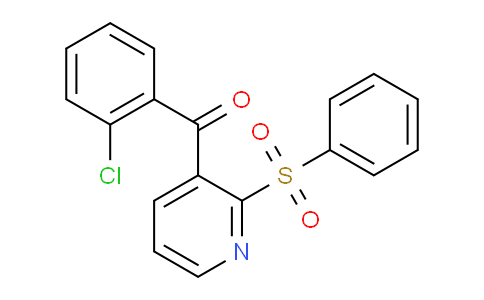 CAS No. 851444-85-4, METHANONE,(2-CHLOROPHENYL)[2-(PHENYLSULFONYL)-3-PYRIDINYL]-