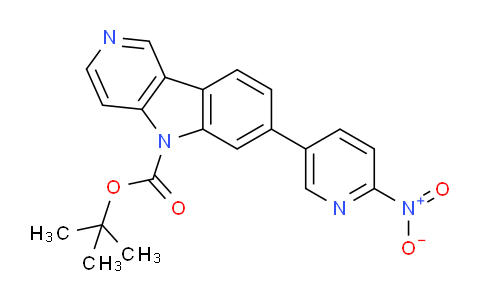 CAS No. 1533432-50-6, tert-butyl 7-(6-nitropyridin-3-yl)pyrido[4,3-b]indole-5-carboxylate
