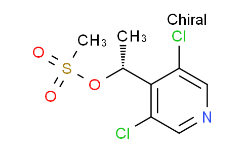 CAS No. 1254473-70-5, (1R)-1-(3,5-dichloropyridin-4-yl)ethyl methanesulfonate