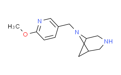 CAS No. 2306275-33-0, 6-[(6-methoxypyridin-3-yl)methyl]-3,6-diazabicyclo[3.1.1]heptane