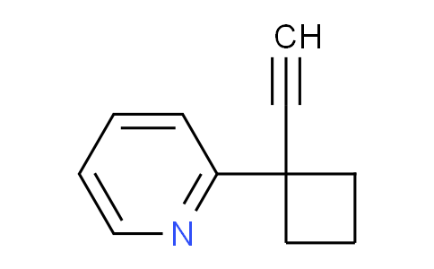 CAS No. 1211596-04-1, 2-(1-Ethynylcyclobutyl)pyridine