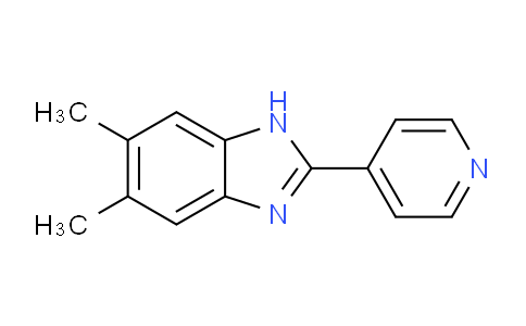 CAS No. 64263-00-9, 5,6-Dimethyl-2-(pyridin-4-yl)-1H-benzo[d]imidazole