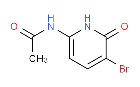 CAS No. 444811-13-6, N-(5-bromo-6-oxo-1,6-dihydropyridin-2-yl)acetamide