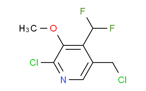 CAS No. 1806020-03-0, 2-Chloro-5-(chloromethyl)-4-(difluoromethyl)-3-methoxypyridine
