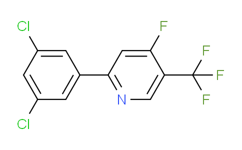 CAS No. 1361845-72-8, 2-(3,5-Dichlorophenyl)-4-fluoro-5-(trifluoromethyl)pyridine