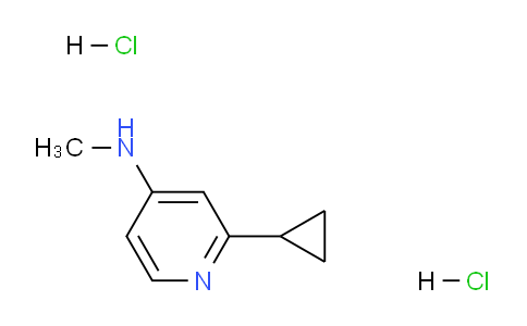 CAS No. 1416713-58-0, 2-cyclopropyl-N-methylpyridin-4-amine dihydrochloride