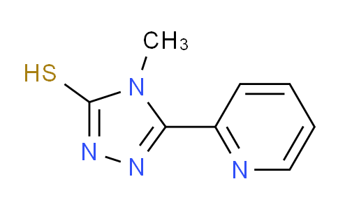 CAS No. 34955-23-2, 4-methyl-5-pyridin-2-yl-4H-1,2,4-triazole-3-thiol