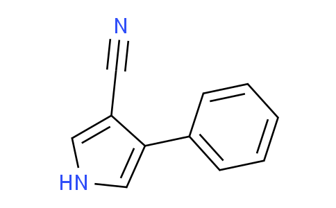 CAS No. 40167-37-1, 4-phenyl-1H-pyrrole-3-carbonitrile