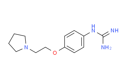 CAS No. 48174-99-8, 1-(4-(2-(pyrrolidin-1-yl)ethoxy)phenyl)guanidine