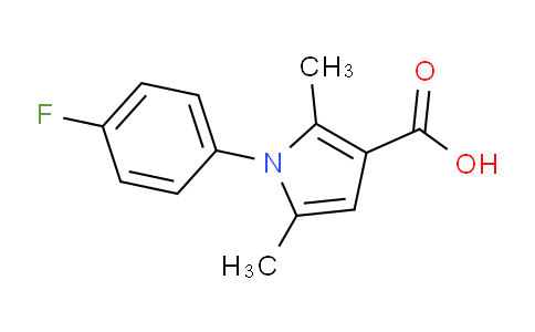 CAS No. 519151-74-7, 1-(4-Fluorophenyl)-2,5-dimethyl-1H-pyrrole-3-carboxylic acid