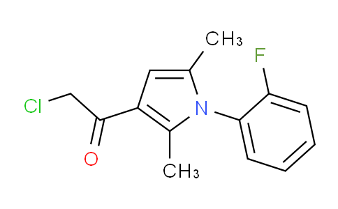 CAS No. 565170-64-1, 2-chloro-1-(1-(2-fluorophenyl)-2,5-dimethyl-1H-pyrrol-3-yl)ethan-1-one