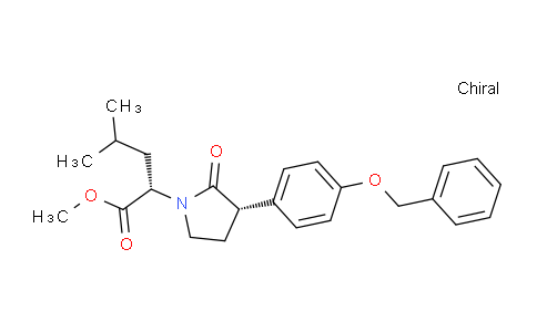 CAS No. 1245648-12-7, methyl (S)-2-((S)-3-(4-(benzyloxy)phenyl)-2-oxopyrrolidin-1-yl)-4-methylpentanoate