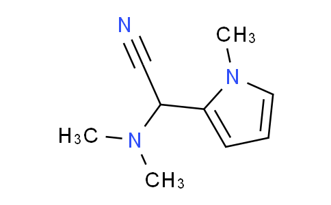 CAS No. 117068-07-2, 2-(Dimethylamino)-2-(1-methyl-1H-pyrrol-2-yl)-acetonitrile