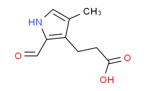 CAS No. 132281-87-9, 3-(2-formyl-4-methyl-1H-pyrrol-3-yl)propanoic acid