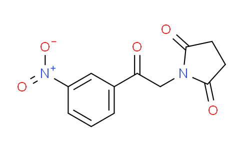 CAS No. 898471-80-2, 1-(2-(3-nitrophenyl)-2-oxoethyl)pyrrolidine-2,5-dione
