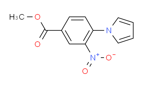 CAS No. 937601-90-6, Methyl 3-nitro-4-(1H-pyrrol-1-yl)-benzenecarboxylate