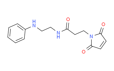 CAS No. 1018676-92-0, 3-(2,5-dioxo-2,5-dihydro-1H-pyrrol-1-yl)-N-(2-(phenylamino)ethyl)propanamide