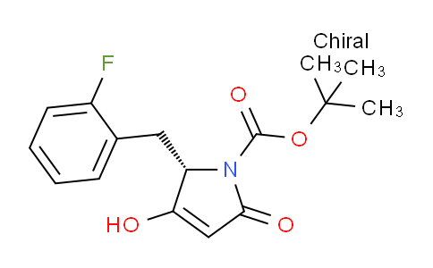 CAS No. 1313710-29-0, tert-butyl (S)-2-(2-fluorobenzyl)-3-hydroxy-5-oxo-2,5-dihydro-1H-pyrrole-1-carboxylate