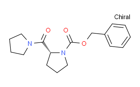CAS No. 134563-22-7, benzyl (R)-2-(pyrrolidine-1-carbonyl)pyrrolidine-1-carboxylate
