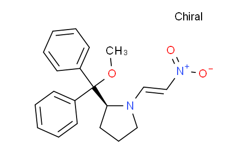 CAS No. 163814-41-3, (S,E)-2-(methoxydiphenylmethyl)-1-(2-nitrovinyl)pyrrolidine