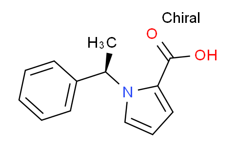 CAS No. 173989-76-9, (R)-1-(1-phenylethyl)-1H-pyrrole-2-carboxylic acid