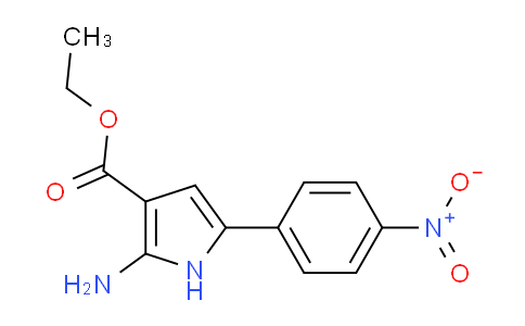 CAS No. 187724-88-5, ethyl 2-amino-5-(4-nitrophenyl)-1H-pyrrole-3-carboxylate