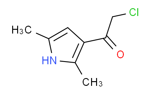 CAS No. 19597-16-1, 2-Chloro-1-(2,5-dimethyl-1H-pyrrol-3-yl)-ethanone