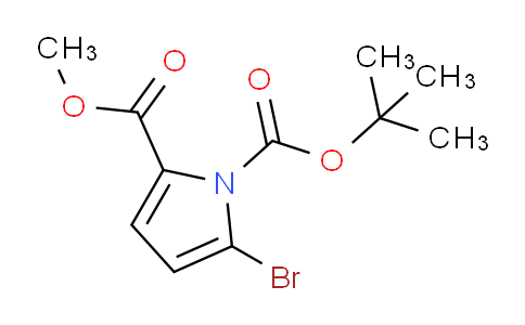 CAS No. 924708-81-6, 1-(tert-butyl) 2-methyl 5-bromo-1H-pyrrole-1,2-dicarboxylate
