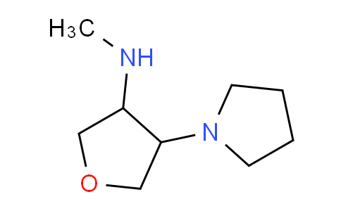 CAS No. 1215672-25-5, N-Methyl-N-(4-pyrrolidin-1-yltetrahydrofuran-3-yl)amine