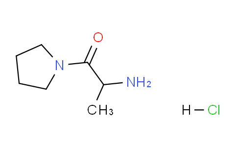 CAS No. 24152-97-4, 2-Amino-1-(1-pyrrolidinyl)-1-propanonehydrochloride