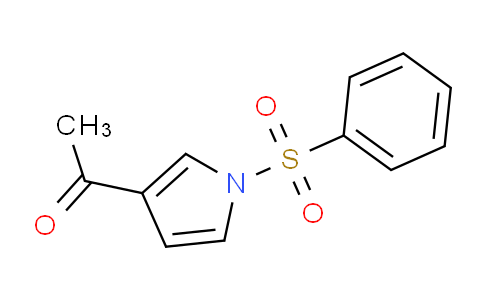 CAS No. 81453-98-7, 3-Acetyl-1-(phenylsulfonyl)pyrrole