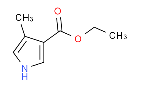 CAS No. 2199-49-7, Ethyl 4-methyl-1H-pyrrole-3-carboxylate