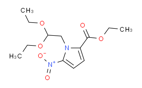 CAS No. 1105187-49-2, 1-(2,2-Diethoxyethyl)-5-nitro-1H-pyrrole-2-carboxylic acid ethyl ester