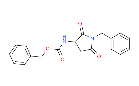 CAS No. 1219424-59-5, benzyl (1-benzyl-2,5-dioxopyrrolidin-3-yl)carbamate