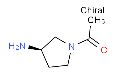 CAS No. 1000870-09-6, (R)-1-(3-aminopyrrolidin-1-yl)ethan-1-one