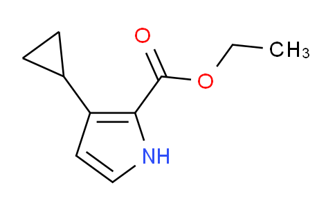 CAS No. 1123725-69-8, Ethyl 3-cyclopropyl-1H-pyrrole-2-carboxylate