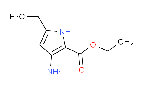 CAS No. 1194374-72-5, Ethyl 3-amino-5-ethyl-1H-pyrrole-2-carboxylate