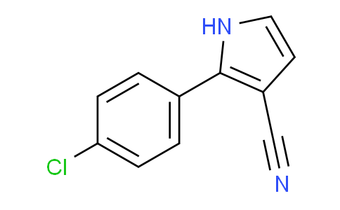 CAS No. 122453-02-5, 2-(4-chlorophenyl)-1H-pyrrole-3-carbonitrile