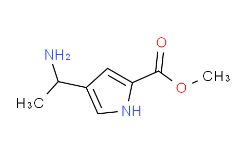 CAS No. 1260770-01-1, methyl 4-(1-aminoethyl)-1H-pyrrole-2-carboxylate
