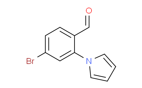 CAS No. 1260885-41-3, 4-bromo-2-(1H-pyrrol-1-yl)benzaldehyde