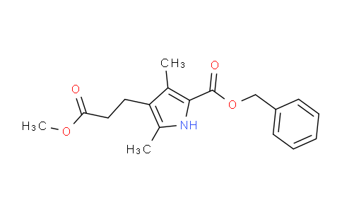 CAS No. 20303-31-5, Benzyl 4-(3-methoxy-3-oxopropyl)-3,5-dimethyl-1H-pyrrole-2-carboxylate