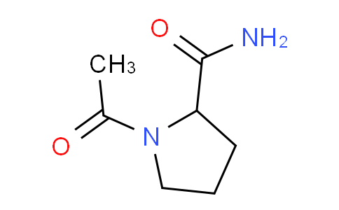 CAS No. 30130-35-9, 1-Acetyl-2-pyrrolidinecarboxamide