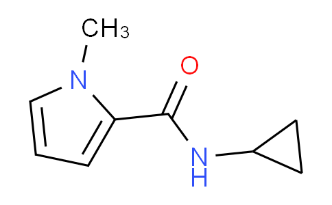 CAS No. 713519-97-2, N-cyclopropyl-1-methyl-1H-pyrrole-2-carboxamide