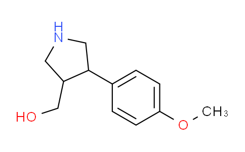 CAS No. 937692-64-3, (4-(4-methoxyphenyl)pyrrolidin-3-yl)methanol