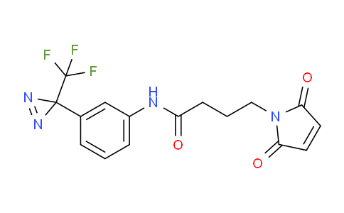 CAS No. 151077-62-2, 4-(2,5-dioxo-2,5-dihydro-1H-pyrrol-1-yl)-N-(3-(3-(trifluoromethyl)-3H-diazirin-3-yl)phenyl)butanamide