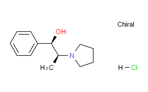 CAS No. 210558-66-0, (1R,2S)-1-phenyl-2-(pyrrolidin-1-yl)propan-1-ol hydrochloride